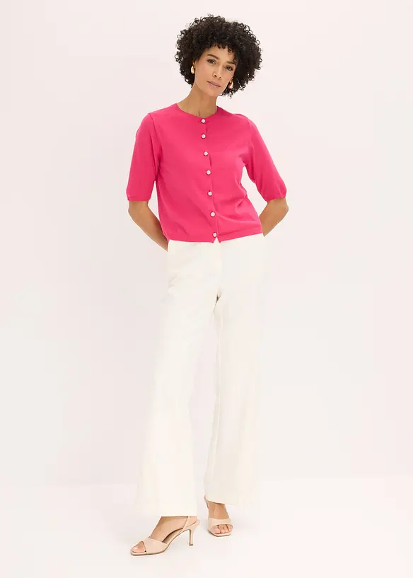 Feinstrickjacke aus feinem Viskose-Mix, bonprix