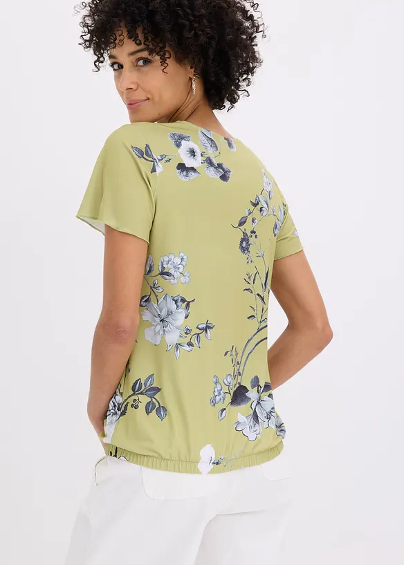 Shirt mit elastischem Saum, bonprix