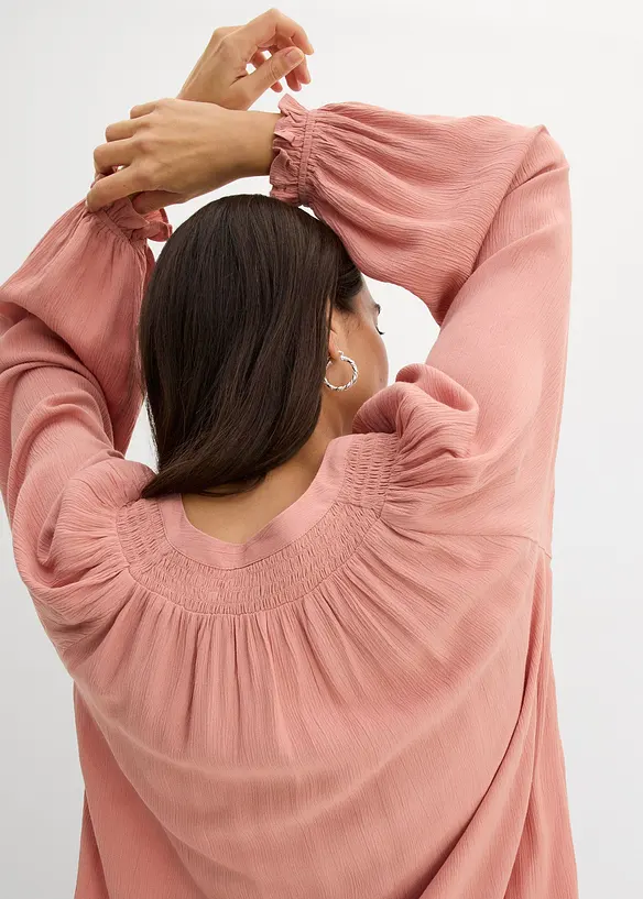 Tunikabluse aus flie&szlig;ender Viskose, bonprix