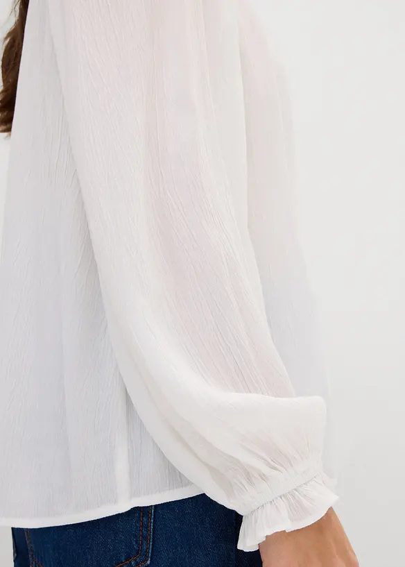 Tunikabluse aus flie&szlig;ender Viskose, bonprix