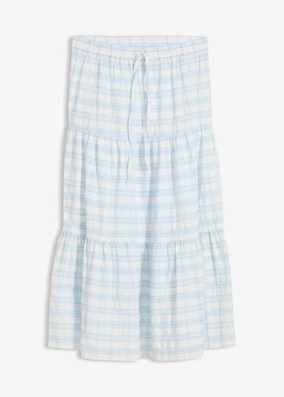 Jupe midi 100% coton, bonprix