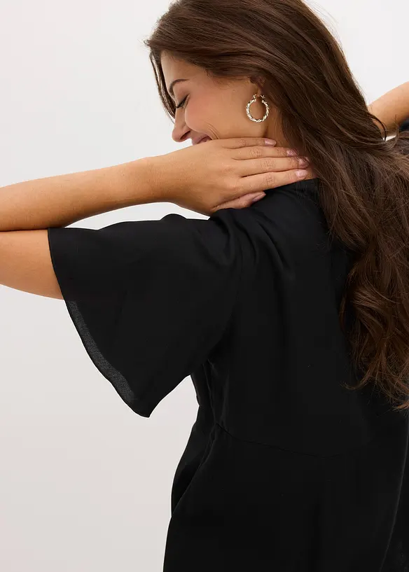 Bluse aus flie&szlig;ender Viskose, bonprix