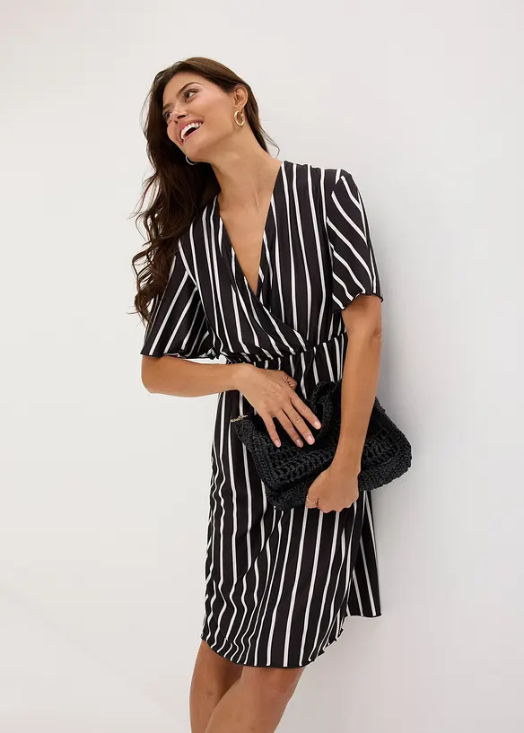 Minikleid mit tiefem Ausschnitt, bonprix