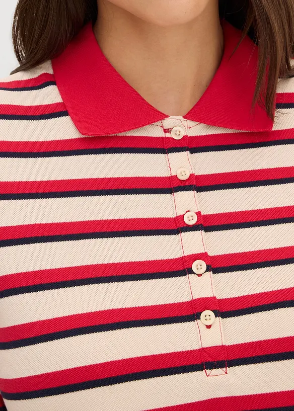 Polo en maille piqu&eacute;e 100% coton, bonprix