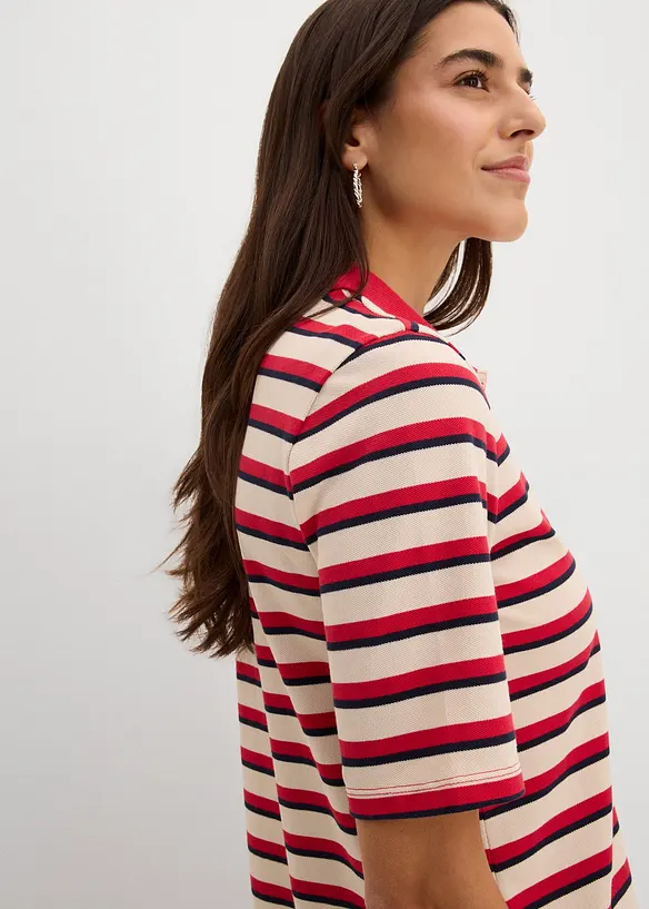 Polo en maille piqu&eacute;e 100% coton, bonprix