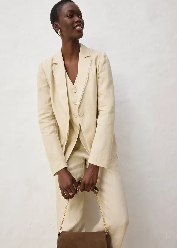 Blazer aus reinem Leinen, bonprix