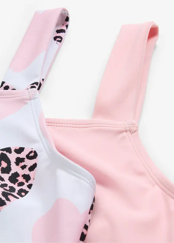 Lot de 2 maillots 1 pi&egrave;ce, bonprix