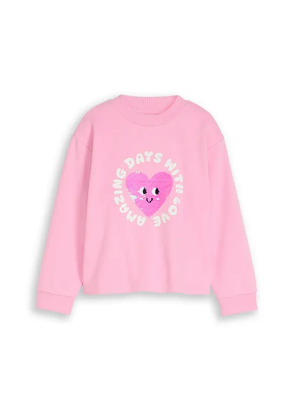 Sweat Tom Tailor &agrave; sequins r&eacute;versibles, Tom Tailor