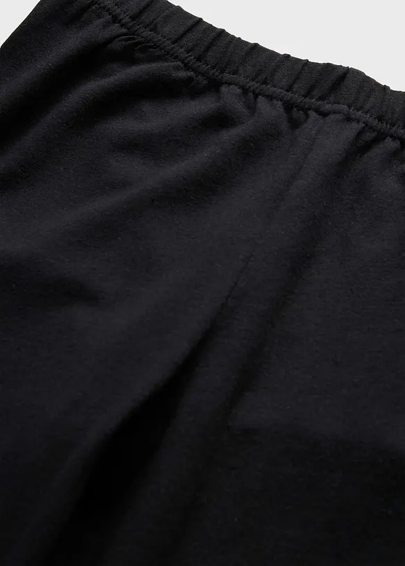 Lot de 4 leggings corsaire en coton extensible, bonprix