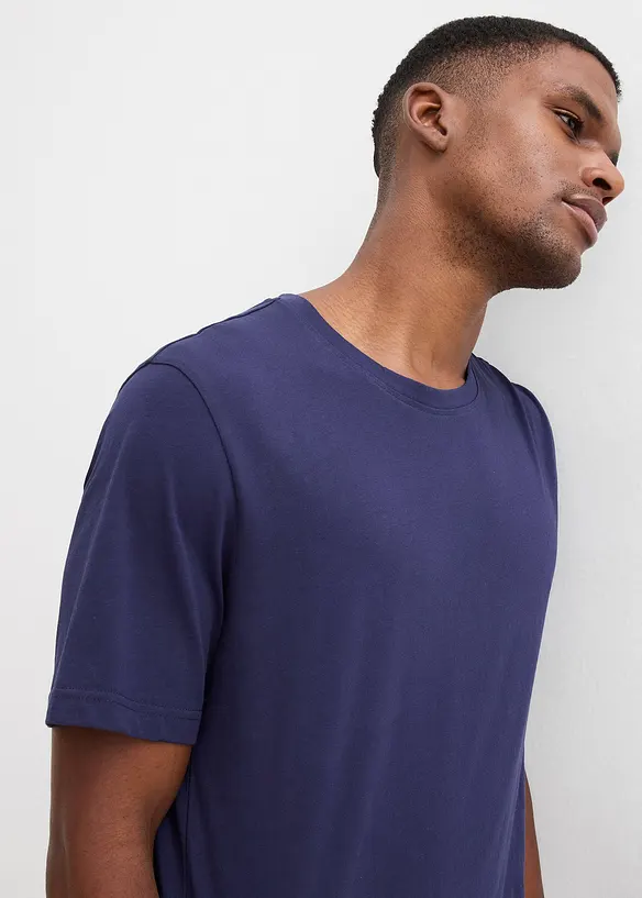 Pyjashort 100% coton avec short tiss&eacute;, bonprix