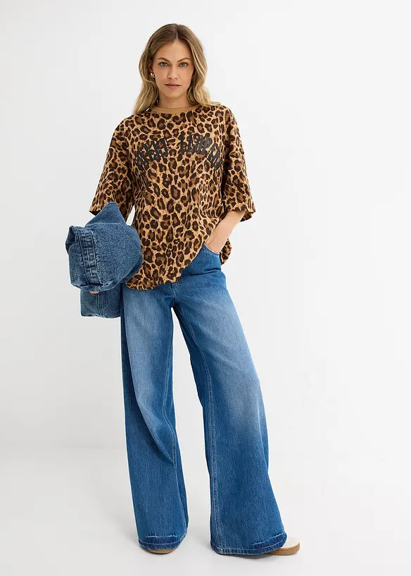 T-shirt oversize 100% coton, bonprix