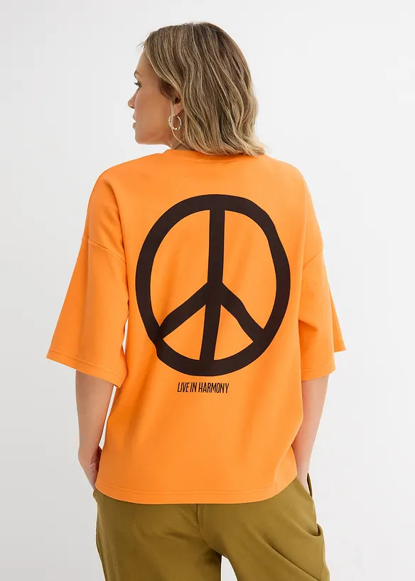 T-shirt oversize 100% coton, bonprix