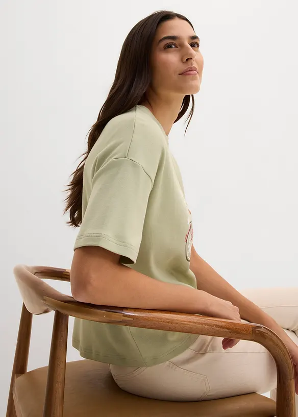 T-shirt ample 100% coton, bonprix