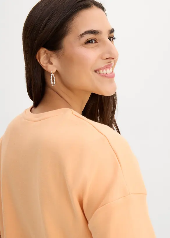 Lockeres T-Shirt aus reiner Baumwolle, bonprix