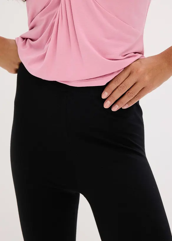 Legging corsaire avec la&ccedil;age, bonprix