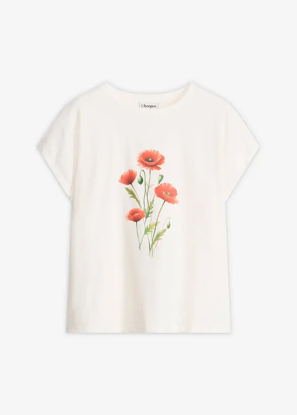 T-shirt en coton extensible, bonprix