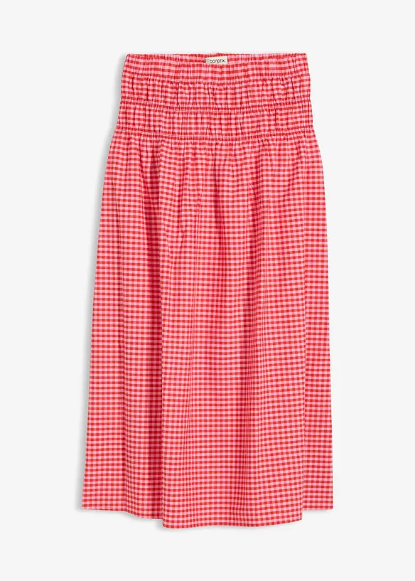 Jupe longue en coton extensible, bonprix