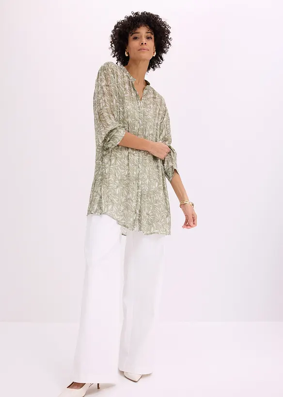 Chiffon Longbluse, bonprix