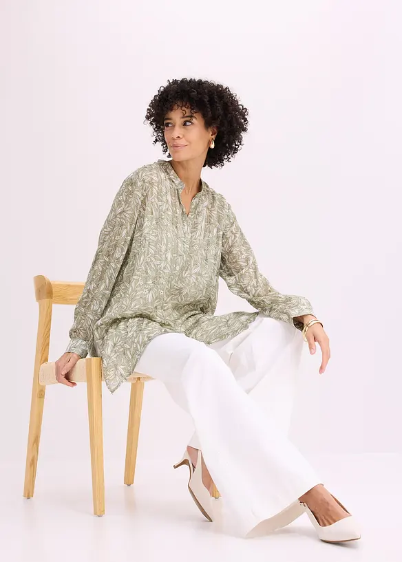 Chiffon Longbluse, bonprix