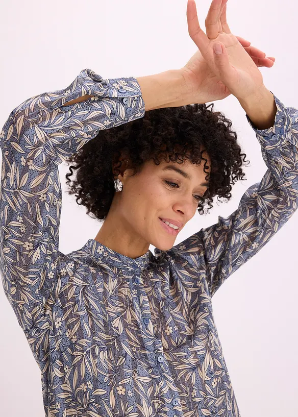 Chiffon Longbluse, bonprix