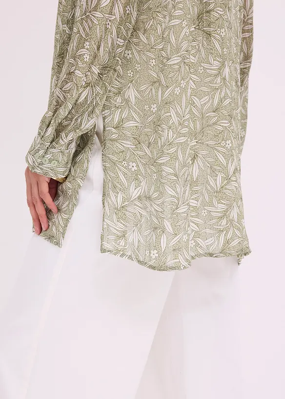 Chiffon Longbluse, bonprix