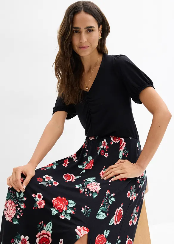 Maxikleid aus Viskose-Mix, bonprix