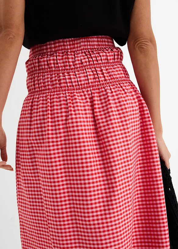 Jupe longue en coton extensible, bonprix