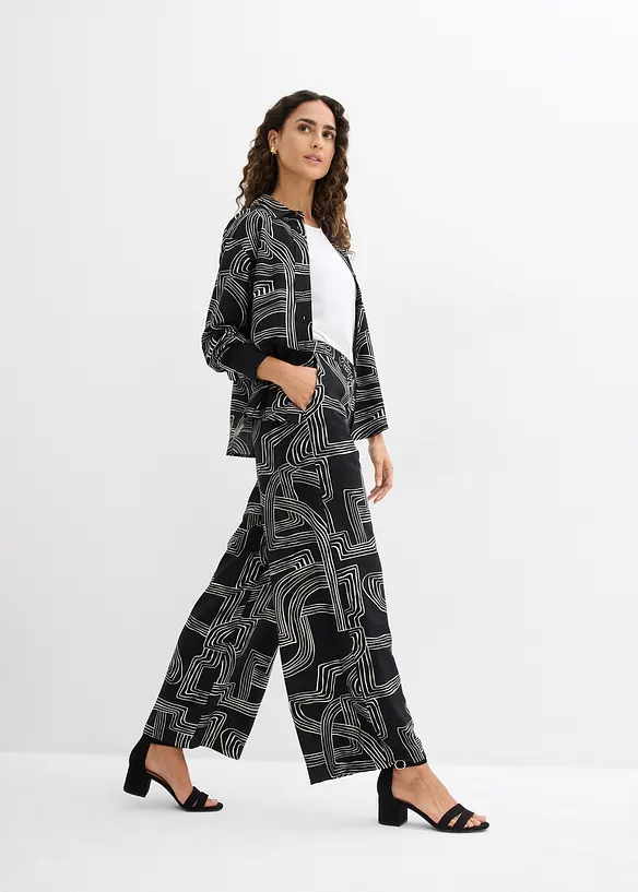 Marlenehose aus Viskose-Mix, bonprix