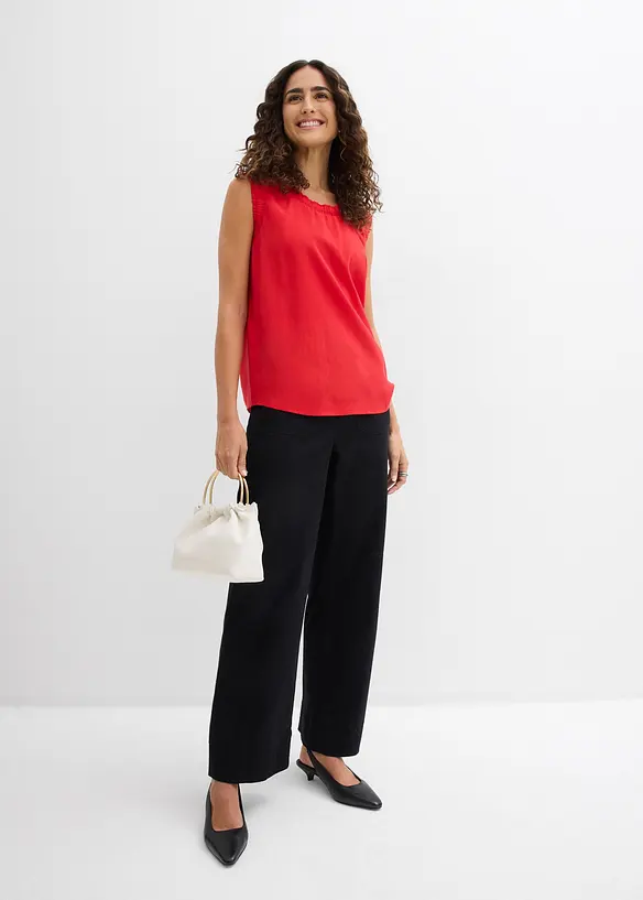 Blusentop aus Viskose-Mix, bonprix