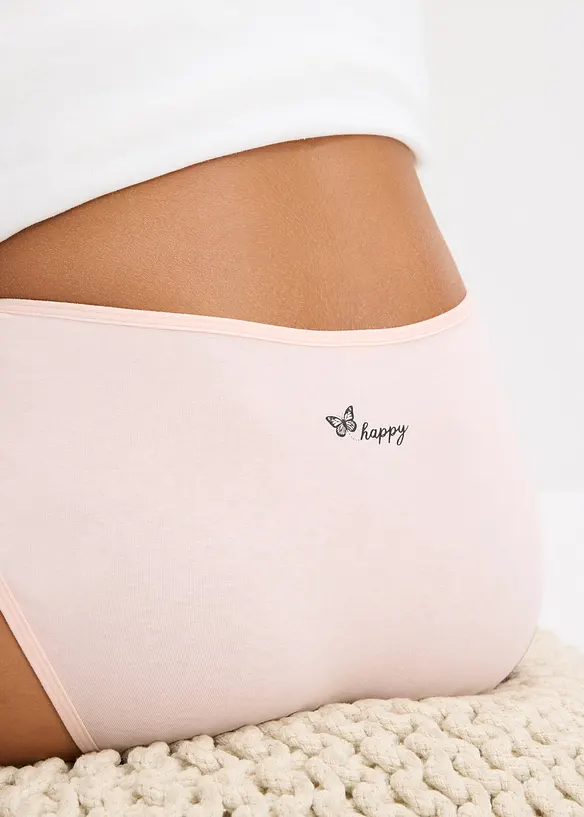 Lot de 4 culottes maxi coton doux, bonprix