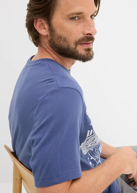 Lot de 2 T-shirts 100% coton, bonprix