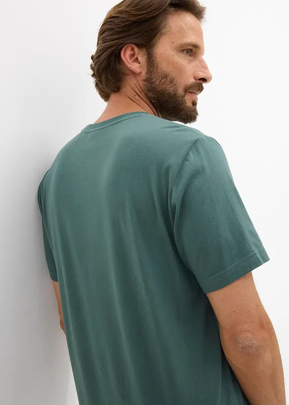 T-Shirt aus reiner Bio-Baumwolle (2er Pack), bonprix