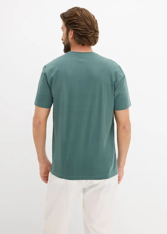 T-Shirt aus reiner Bio-Baumwolle (2er Pack), bonprix