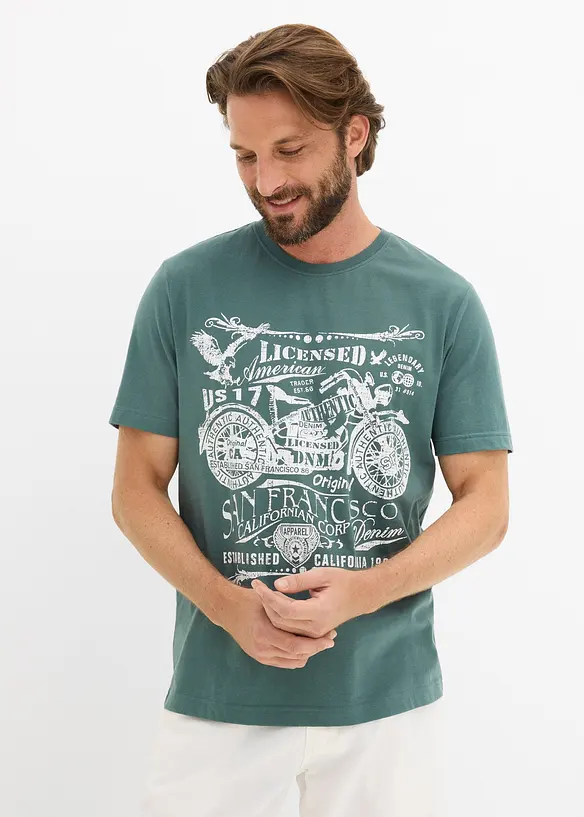 T-Shirt aus reiner Bio-Baumwolle (2er Pack), bonprix