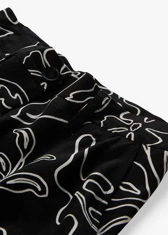 Pantalon large &agrave; pinces, bonprix