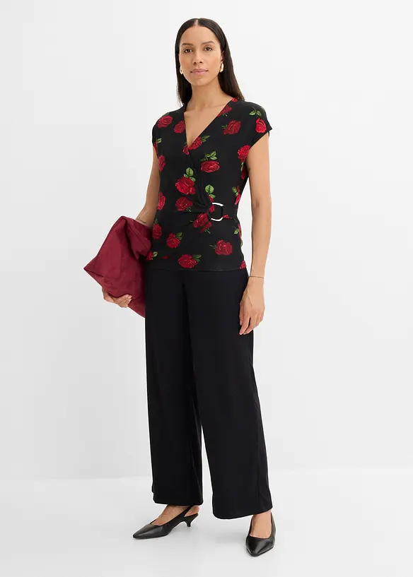 bedrucktes Shirt aus softem Viskose-Mix, bonprix