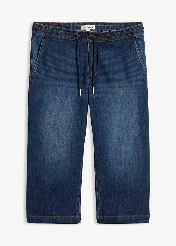 Jean 3/4 l&eacute;ger et extensible, regular, bonprix