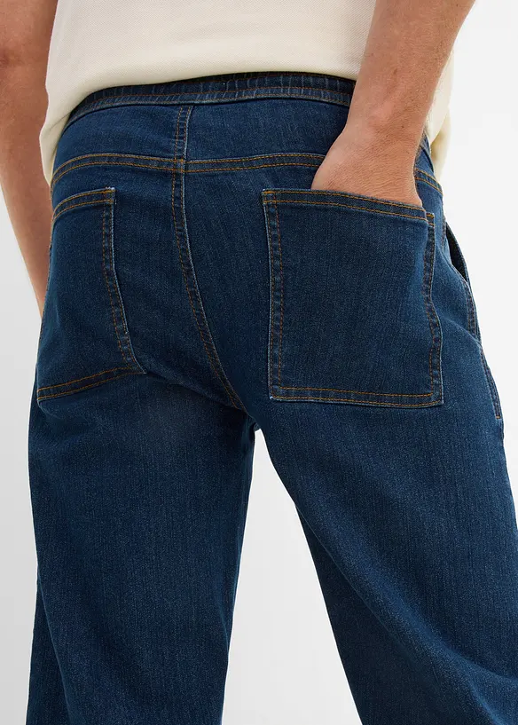 Jean 3/4 l&eacute;ger et extensible, regular, bonprix