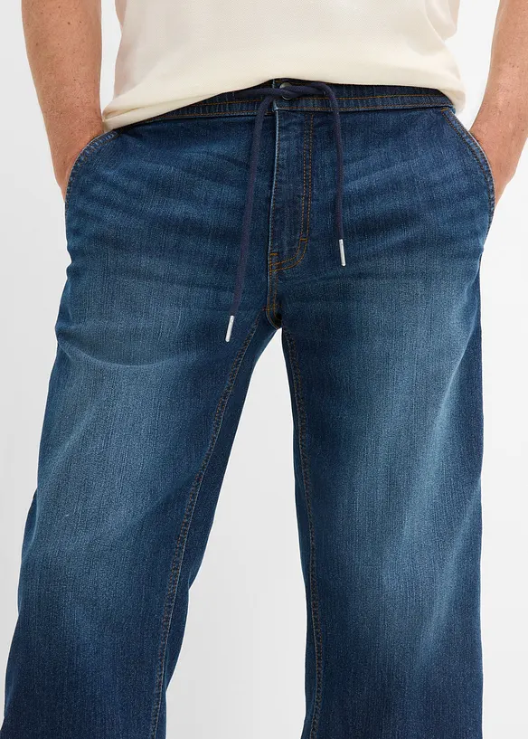 Jean 3/4 l&eacute;ger et extensible, regular, bonprix