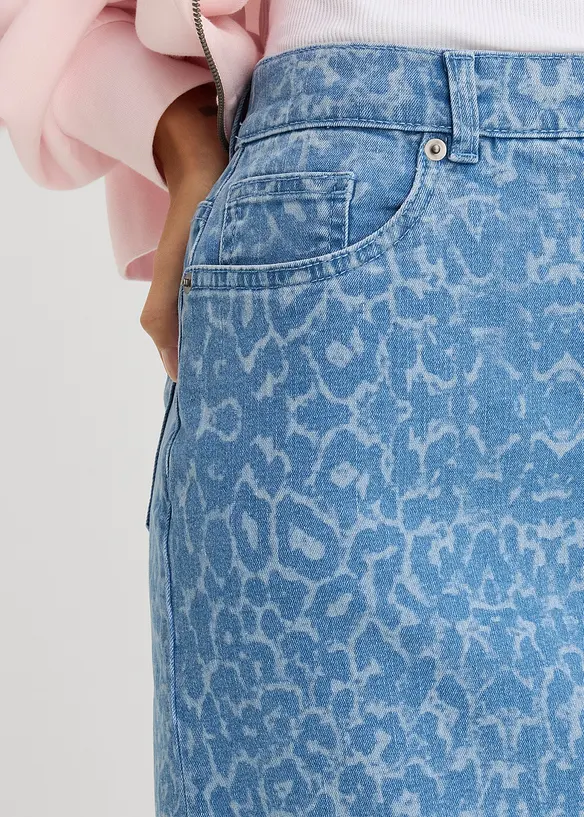 Jupe en jean, bonprix