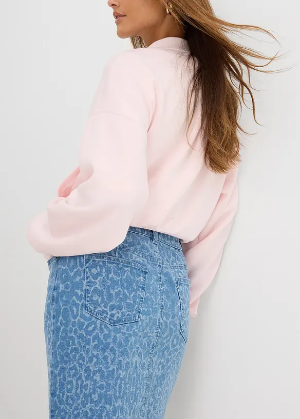 Jupe en jean, bonprix