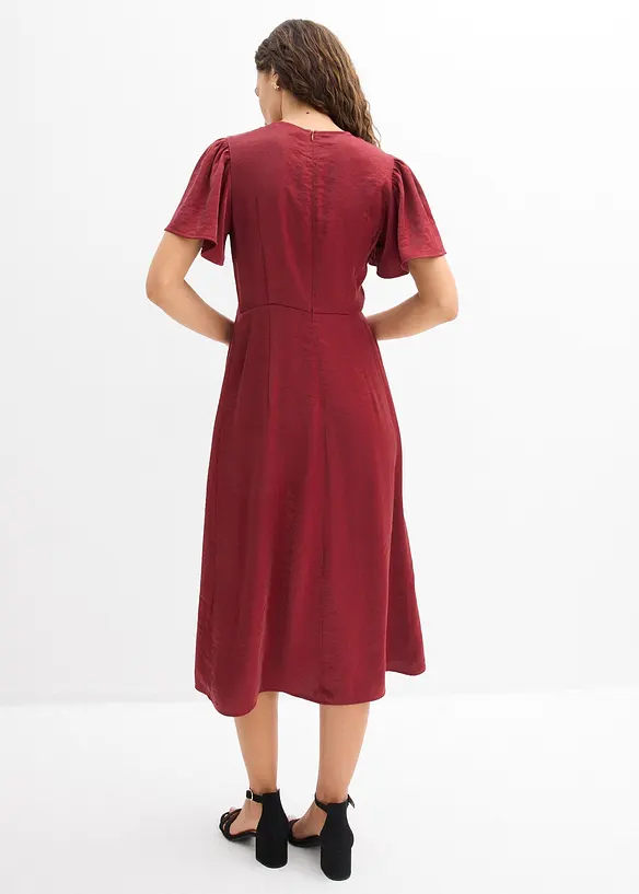 Midikleid aus schimmerndem Satin, bonprix