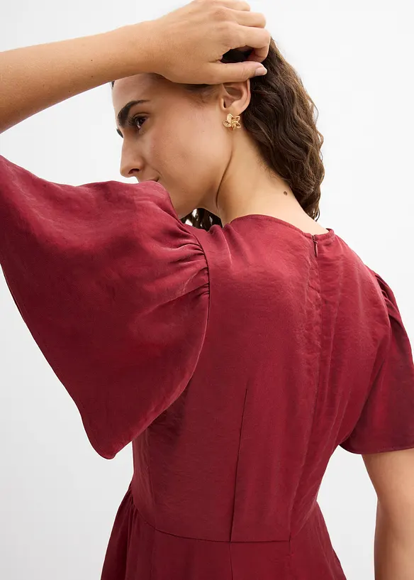 Midikleid aus schimmerndem Satin, bonprix