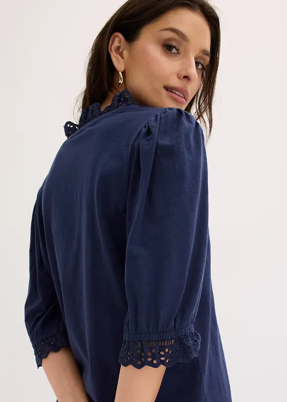 Langarmshirt aus reiner Baumwolle, bonprix