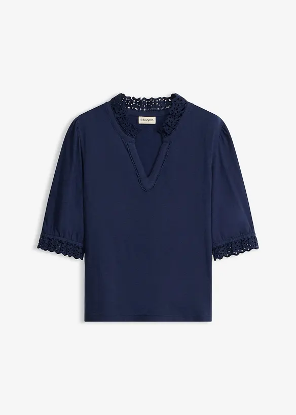 Langarmshirt aus reiner Baumwolle, bonprix