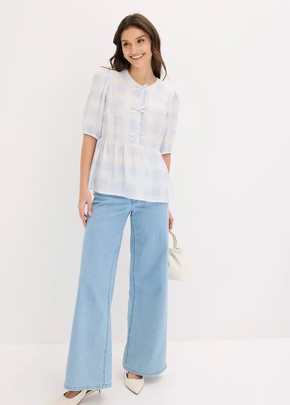 Bluse mit Schleifen, bonprix