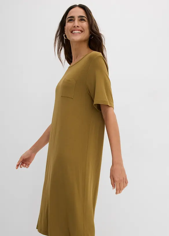 Robe douce en jersey viscose, bonprix