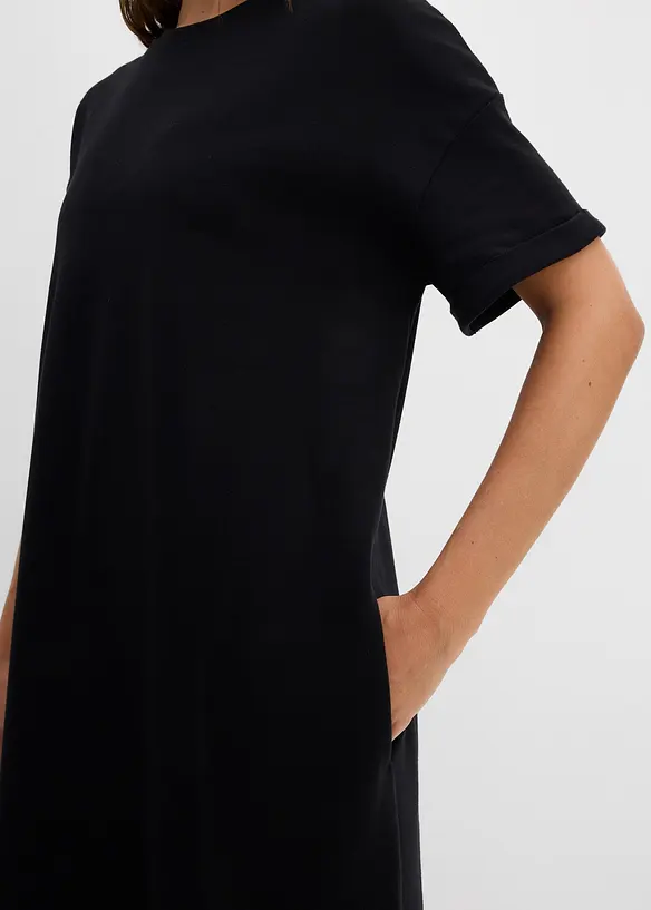 Shirtkleid aus fester Interlock-Qualit&auml;t mit Taschen, bonprix