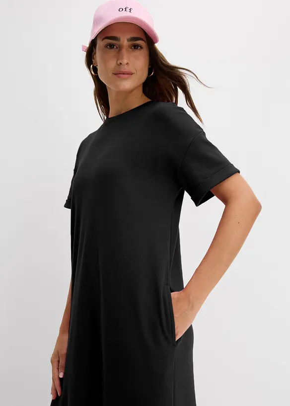Shirtkleid aus fester Interlock-Qualit&auml;t mit Taschen, bonprix