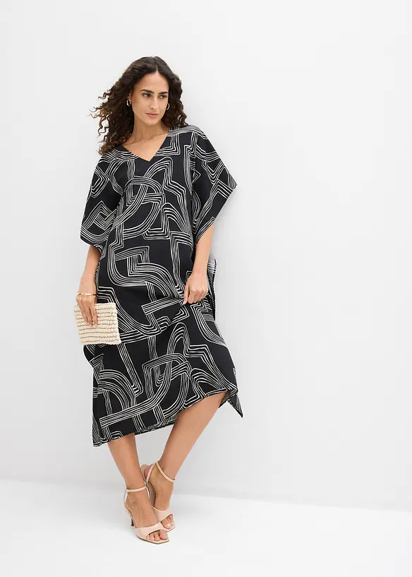 Kaftan-Kleid aus Viskose-Mix, bonprix